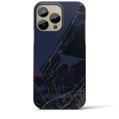 【内灘（石川県）】地図柄iPhoneケース（バックカバータイプ）