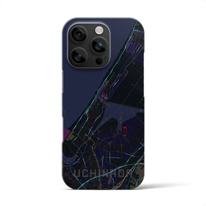 【内灘（石川県）】地図柄iPhoneケース（バックカバータイプ）