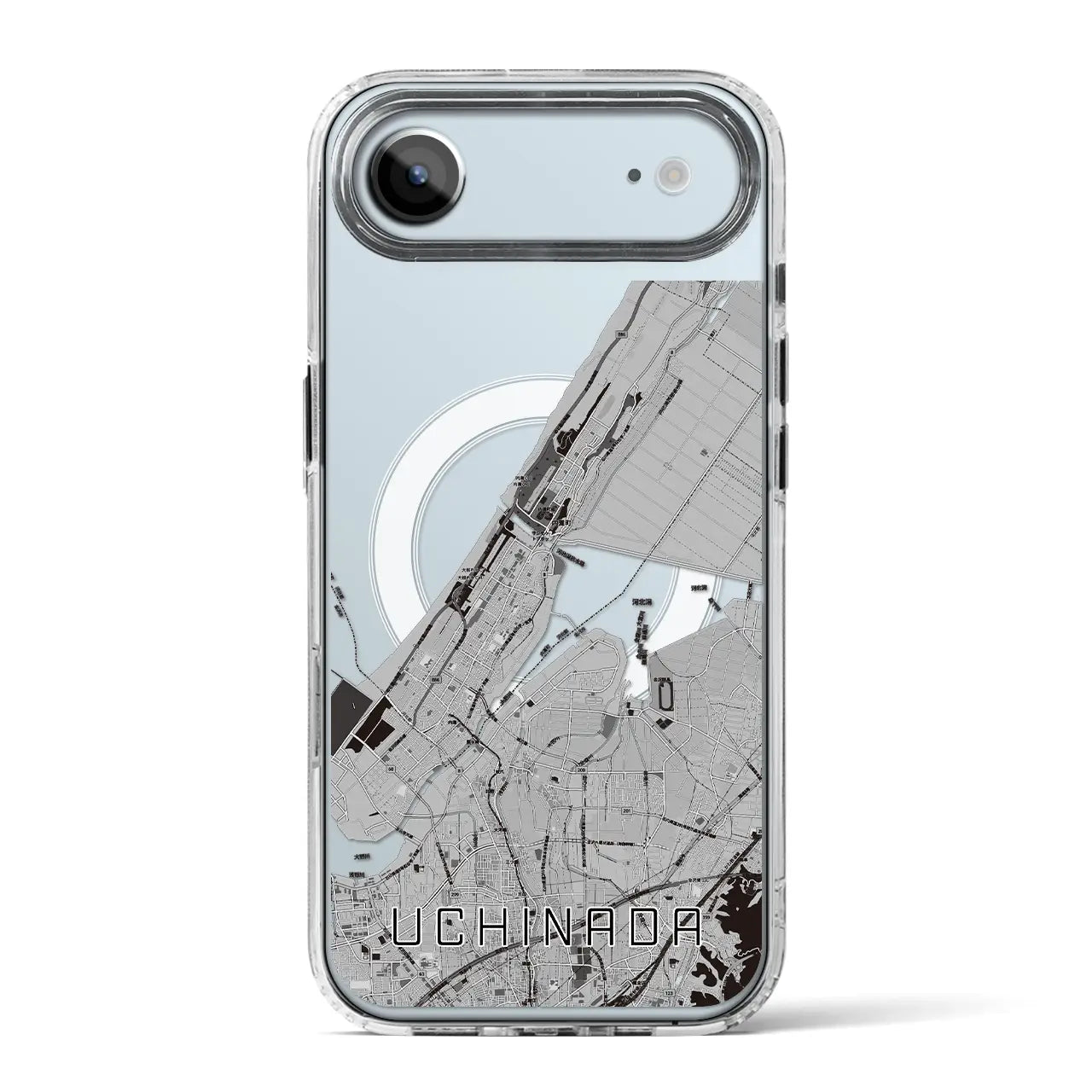 【内灘（石川県）】地図柄iPhoneケース（MagSafeタイプ）