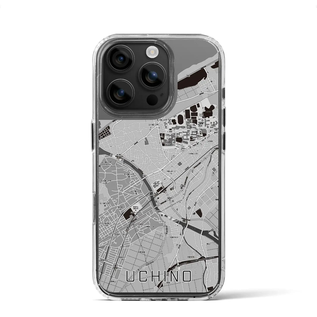 【内野（新潟県）】地図柄iPhoneケース（MagSafeタイプ）