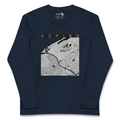 【内野（新潟県）】地図柄ロングスリーブTシャツ