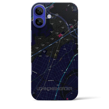 【内野西が丘（新潟県）】地図柄iPhoneケース（バックカバータイプ）