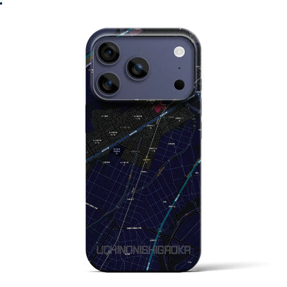 【内野西が丘（新潟県）】地図柄iPhoneケース（バックカバータイプ）