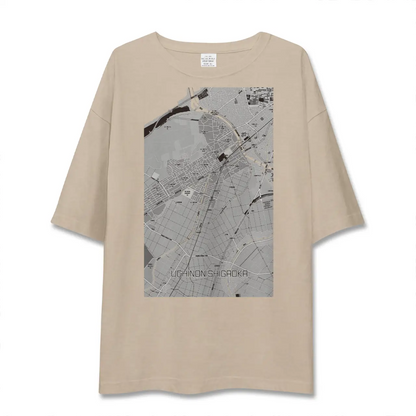 【内野西が丘（新潟県）】地図柄ビッグシルエットTシャツ