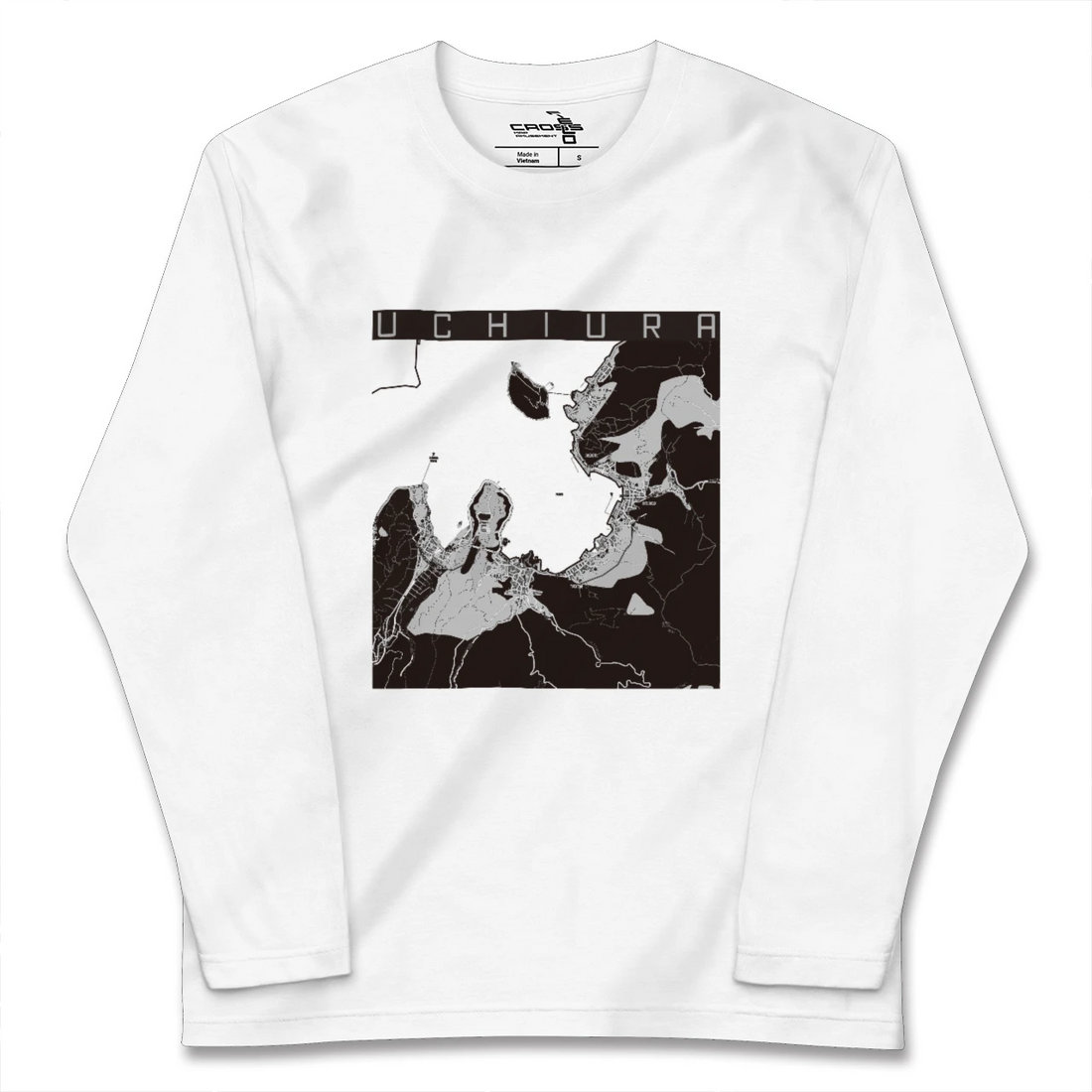 【内浦(静岡県)】地図柄ロングスリーブTシャツ