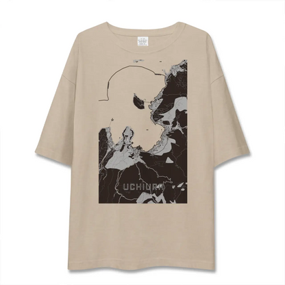 【内浦（静岡県）】地図柄ビッグシルエットTシャツ