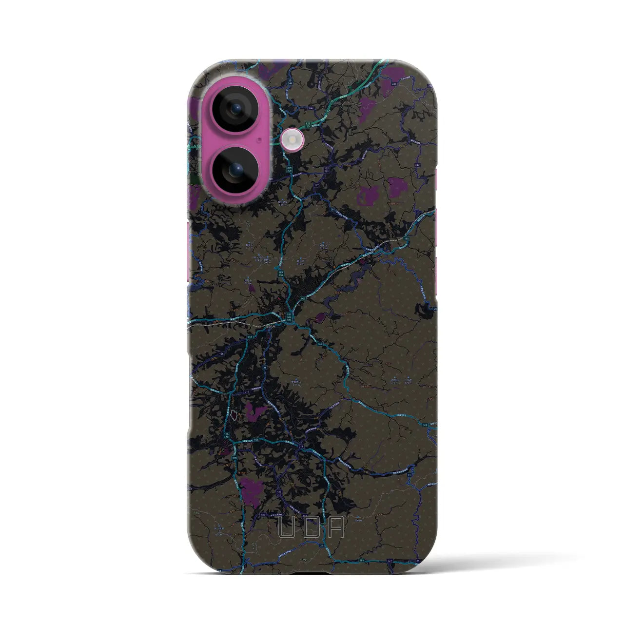 【宇陀（奈良県）】地図柄iPhoneケース（バックカバータイプ）