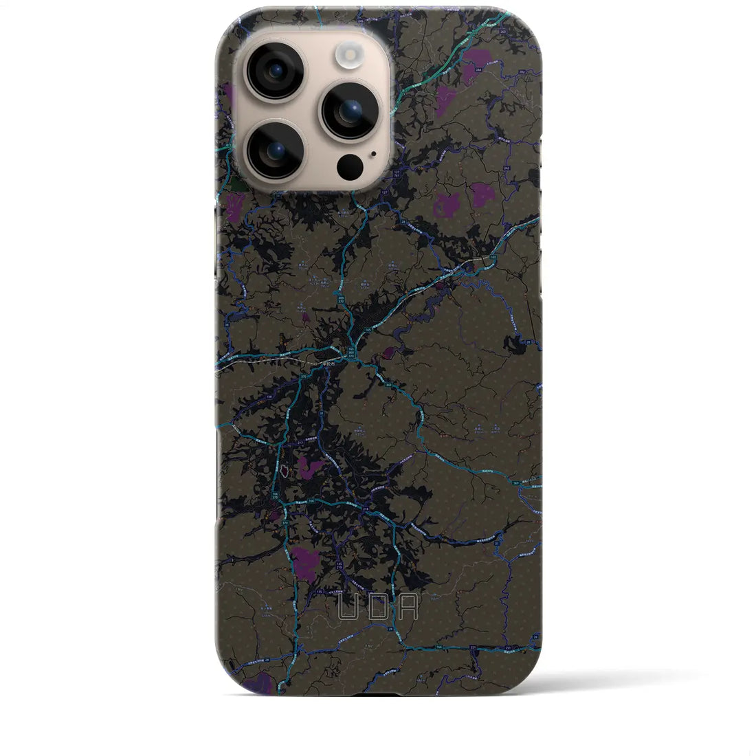 【宇陀(奈良県)】地図柄iPhoneケース(バックカバータイプ)