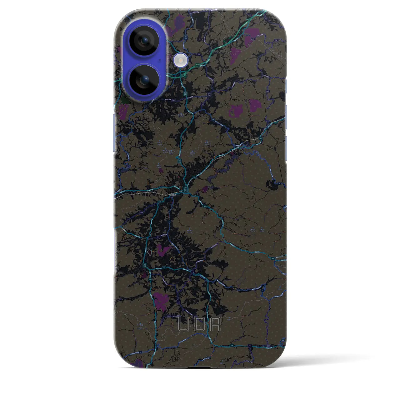 【宇陀（奈良県）】地図柄iPhoneケース（バックカバータイプ）