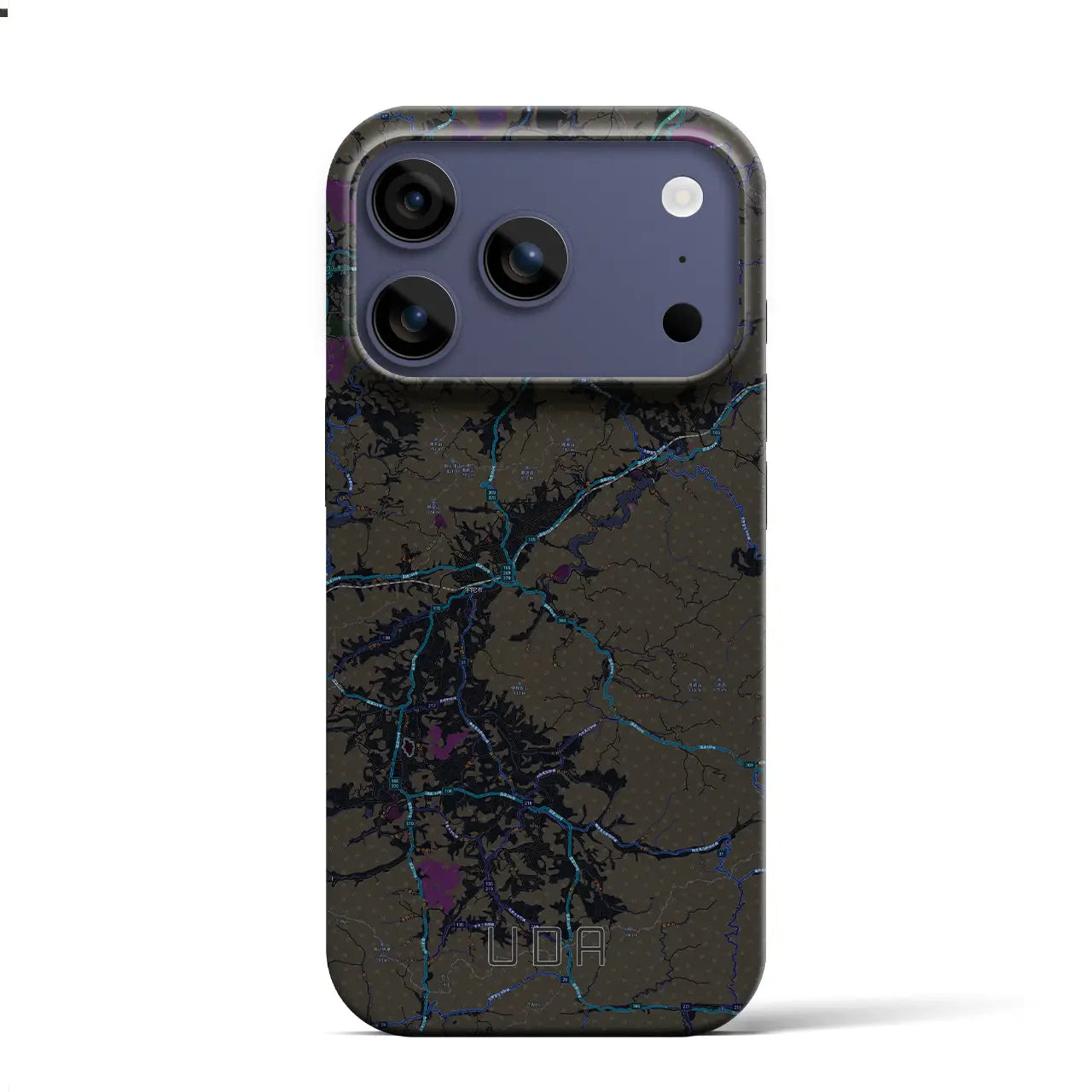 【宇陀（奈良県）】地図柄iPhoneケース（バックカバータイプ）