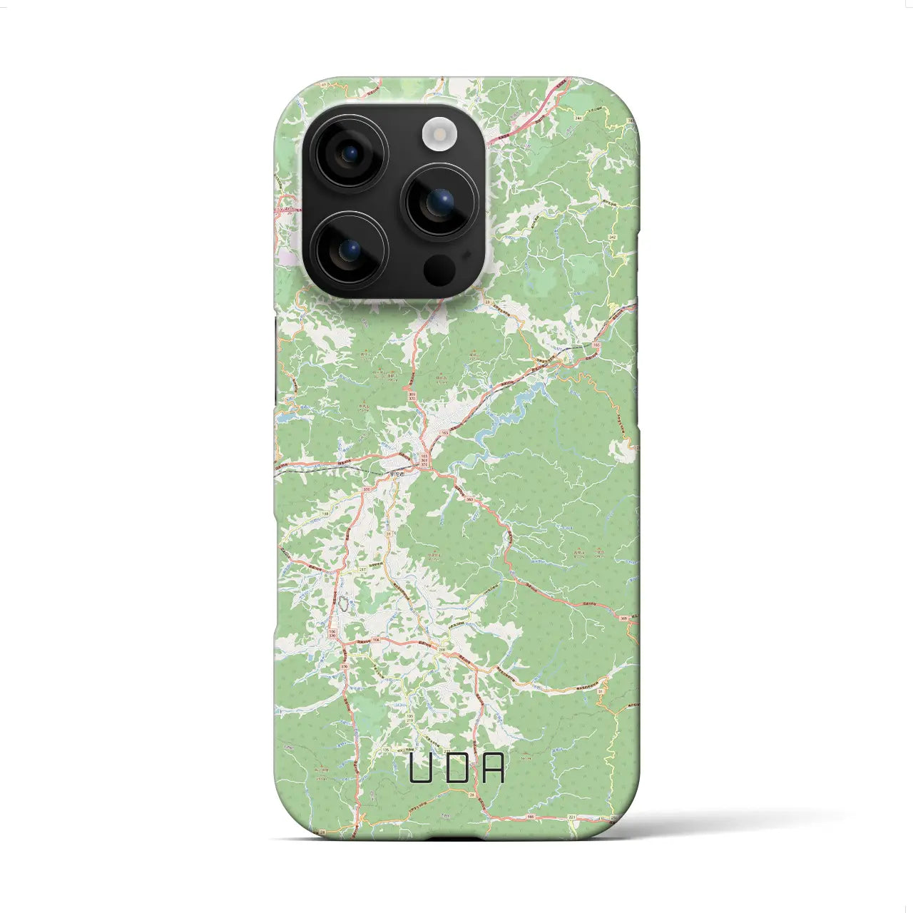 【宇陀（奈良県）】地図柄iPhoneケース（バックカバータイプ）