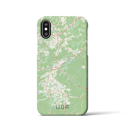 【宇陀（奈良県）】地図柄iPhoneケース（バックカバータイプ）