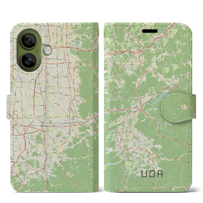 【宇陀（奈良県）】地図柄iPhoneケース（手帳タイプ）