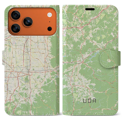 【宇陀（奈良県）】地図柄iPhoneケース（手帳タイプ）