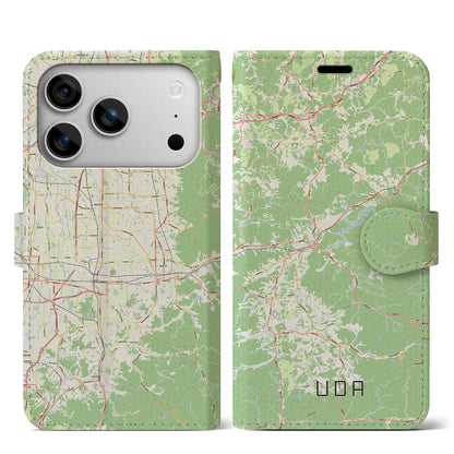 【宇陀（奈良県）】地図柄iPhoneケース（手帳タイプ）