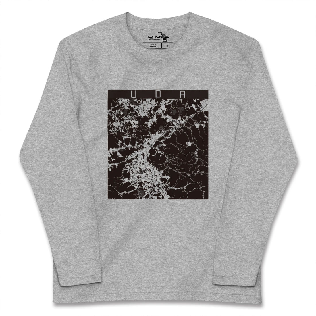 【宇陀（奈良県）】地図柄ロングスリーブTシャツ