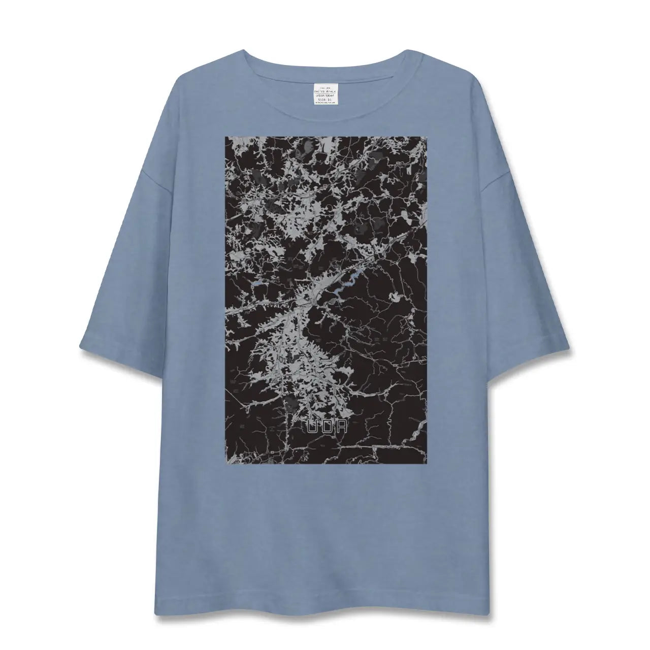 【宇陀（奈良県）】地図柄ビッグシルエットTシャツ