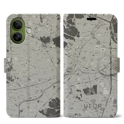 【植田（愛知県）】地図柄iPhoneケース（手帳タイプ）