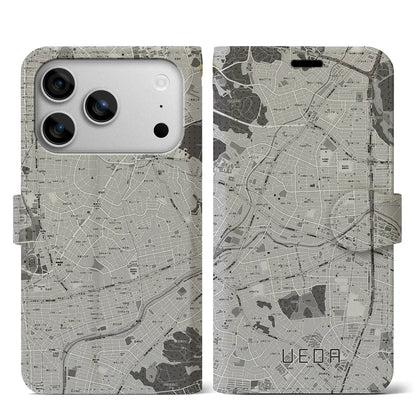 【植田（愛知県）】地図柄iPhoneケース（手帳タイプ）