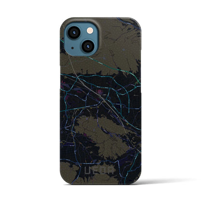 【上田（長野県）】地図柄iPhoneケース（バックカバータイプ）