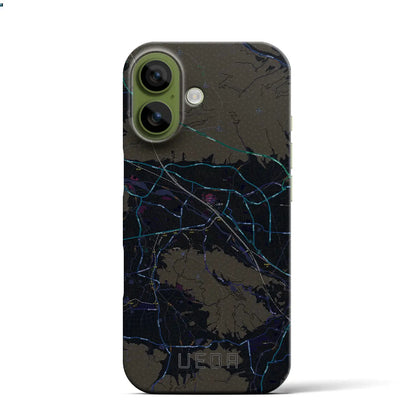 【上田（長野県）】地図柄iPhoneケース（バックカバータイプ）