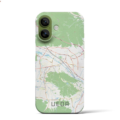 【上田（長野県）】地図柄iPhoneケース（バックカバータイプ）