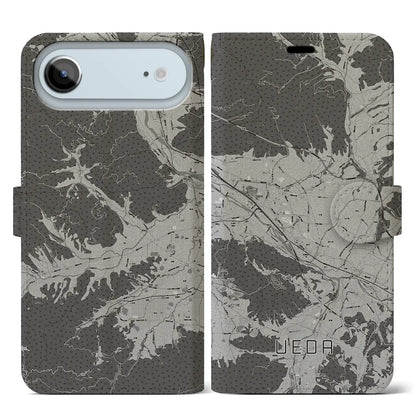 【上田（長野県）】地図柄iPhoneケース（手帳タイプ）