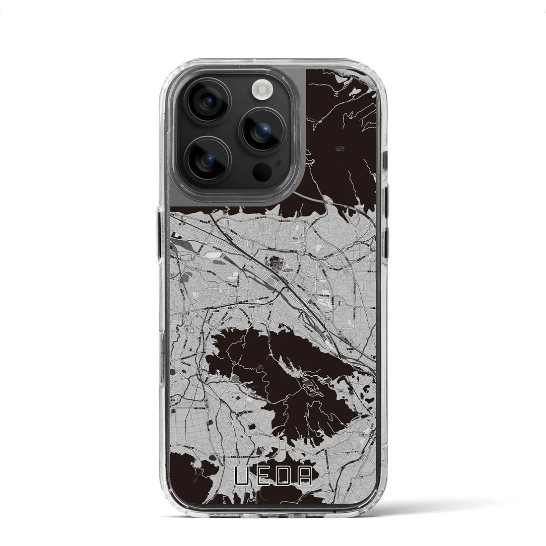 【上田(長野県)】地図柄iPhoneケース(MagSafeタイプ)