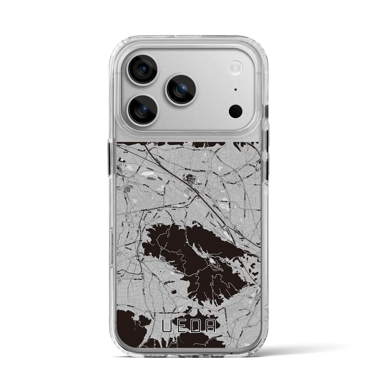 【上田（長野県）】地図柄iPhoneケース（MagSafeタイプ）