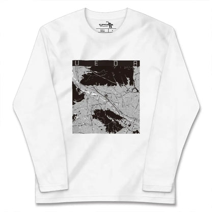 【上田（長野県）】地図柄ロングスリーブTシャツ