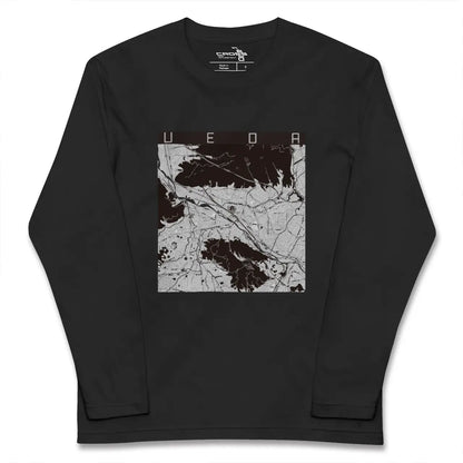 【上田（長野県）】地図柄ロングスリーブTシャツ