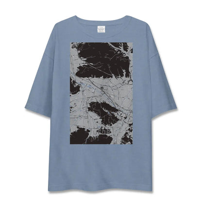 【上田（長野県）】地図柄ビッグシルエットTシャツ