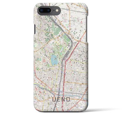 【上野（東京都）】地図柄iPhoneケース（バックカバータイプ）