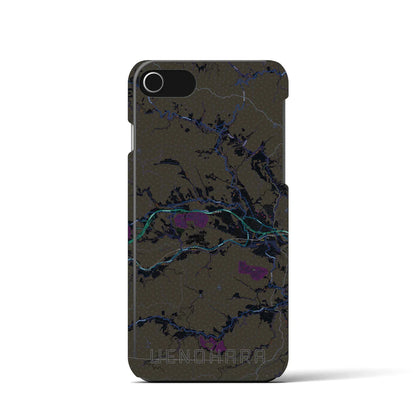 【上野原（山梨県）】地図柄iPhoneケース（バックカバータイプ）