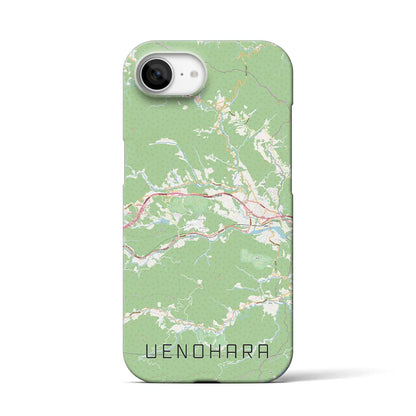 【上野原（山梨県）】地図柄iPhoneケース（バックカバータイプ）