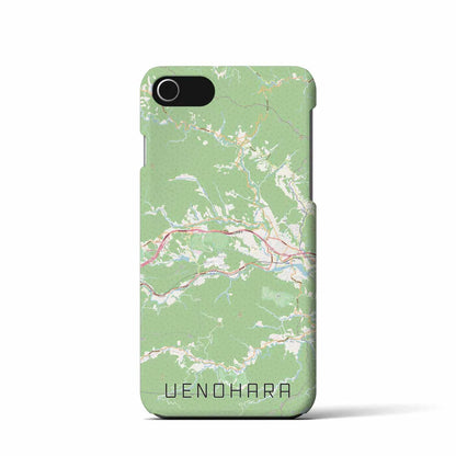 【上野原（山梨県）】地図柄iPhoneケース（バックカバータイプ）