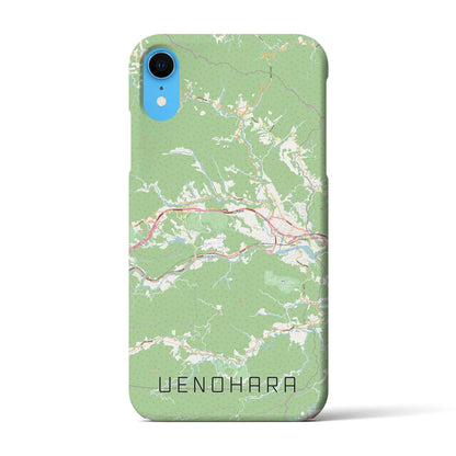 【上野原（山梨県）】地図柄iPhoneケース（バックカバータイプ）