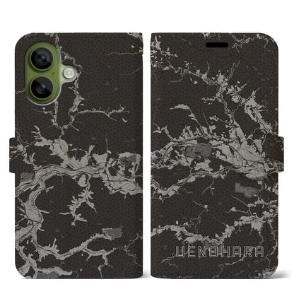 【上野原（山梨県）】地図柄iPhoneケース（手帳タイプ）