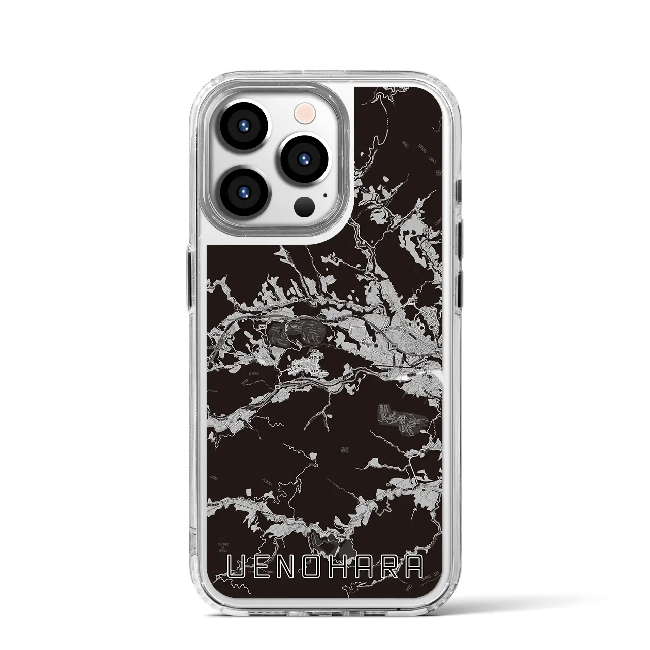 【上野原（山梨県）】地図柄iPhoneケース（MagSafeタイプ）