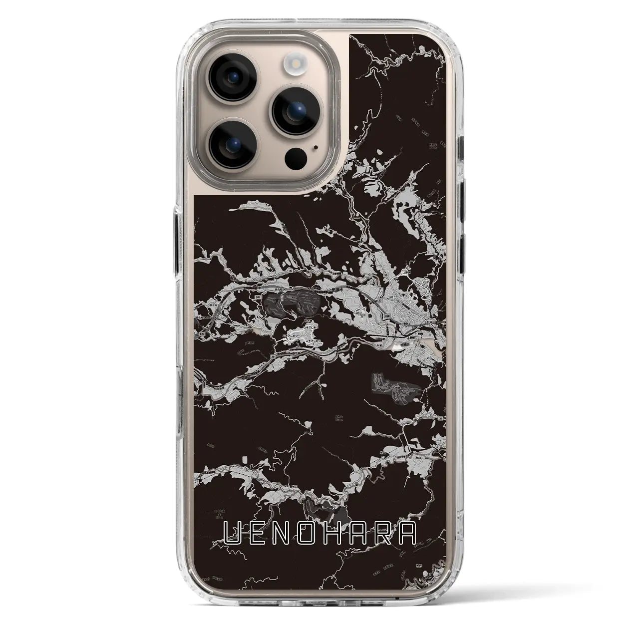 【上野原（山梨県）】地図柄iPhoneケース（MagSafeタイプ）