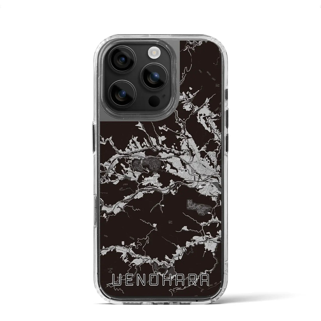 【上野原(山梨県)】地図柄iPhoneケース(MagSafeタイプ)