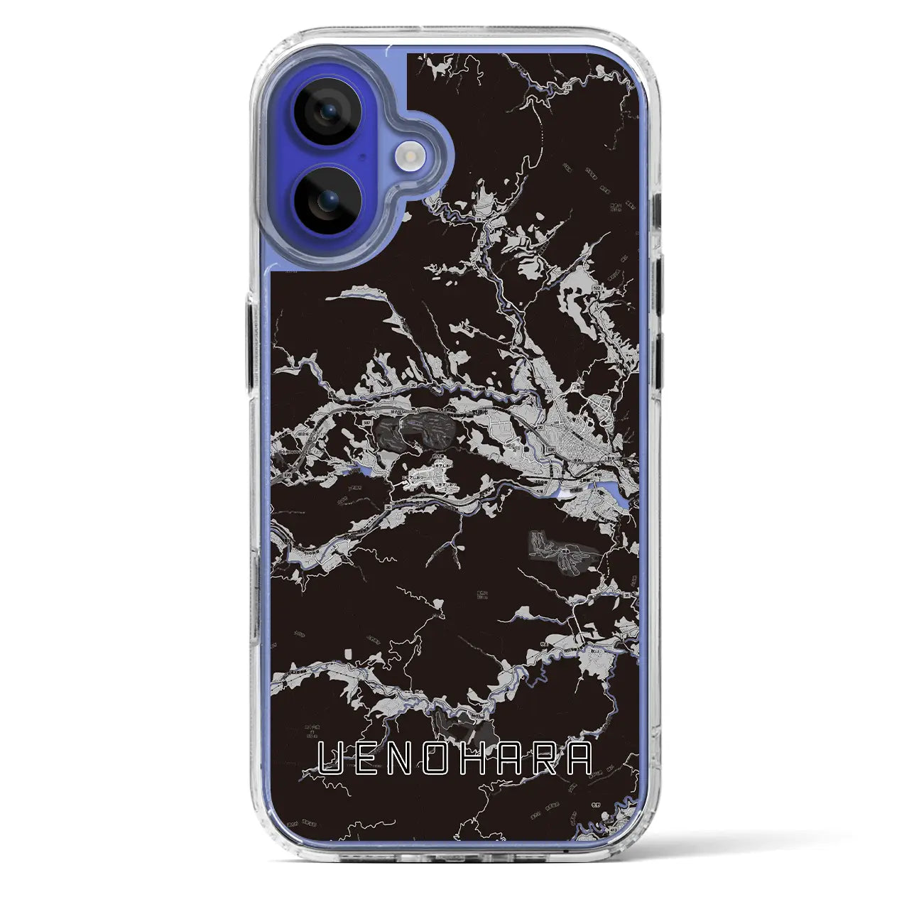 【上野原（山梨県）】地図柄iPhoneケース（MagSafeタイプ）