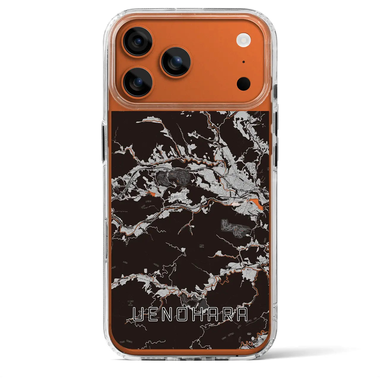 【上野原（山梨県）】地図柄iPhoneケース（MagSafeタイプ）