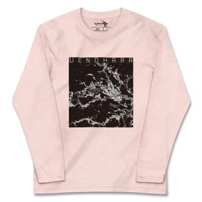 【上野原（山梨県）】地図柄ロングスリーブTシャツ