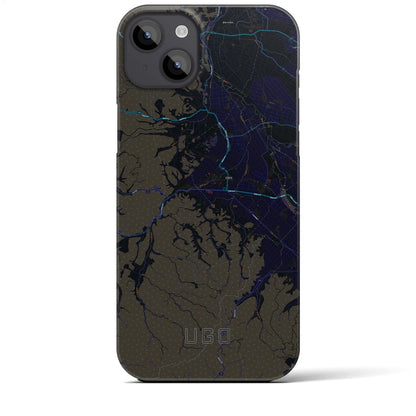 【羽後（秋田県）】地図柄iPhoneケース（バックカバータイプ）