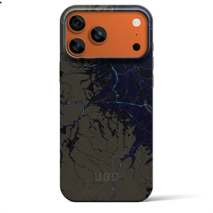 【羽後（秋田県）】地図柄iPhoneケース（バックカバータイプ）