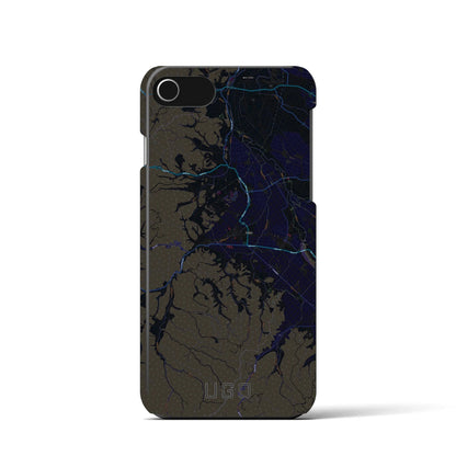 【羽後（秋田県）】地図柄iPhoneケース（バックカバータイプ）