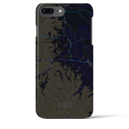 【羽後（秋田県）】地図柄iPhoneケース（バックカバータイプ）