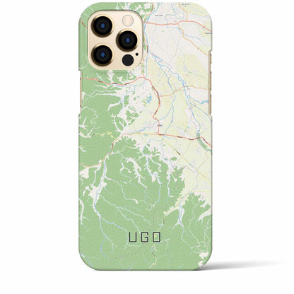 【羽後（秋田県）】地図柄iPhoneケース（バックカバータイプ）