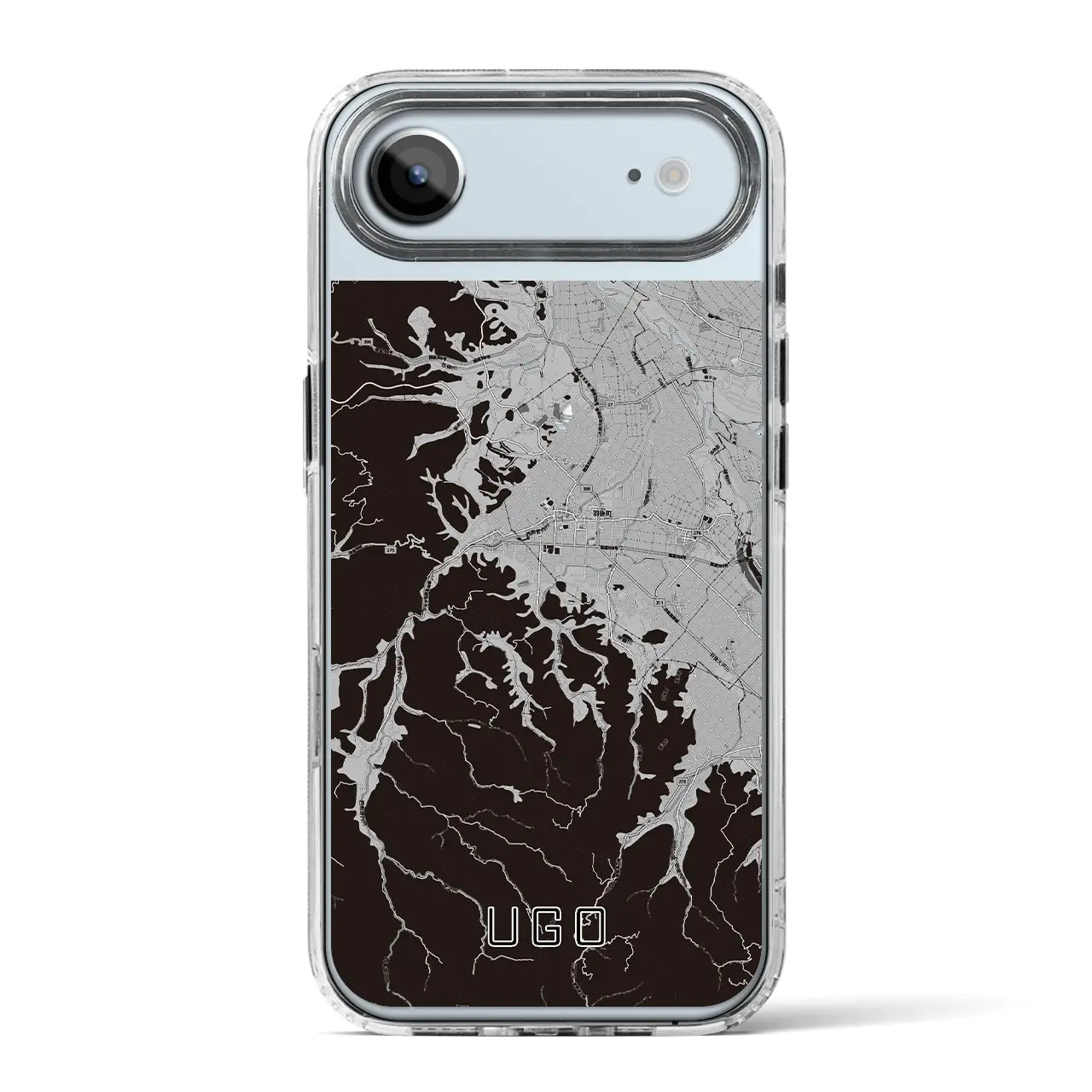 【羽後（秋田県）】地図柄iPhoneケース（MagSafeタイプ）